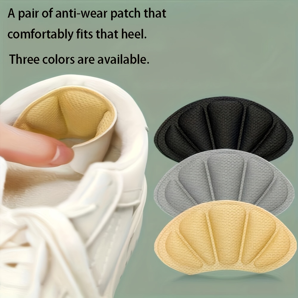 A Pair of Sports Shoes with Heel Stickers for Men And Women, Designed to Prevent Slipping And Rubbing at The Heel, Adjustable Half-Size Insoles.