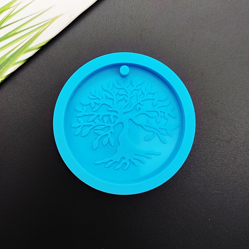 

1 moule en silicone pour pendentif arbre de vie - DIY porte-clés, décoration de sac à dos, pendentif petit arbre en résine