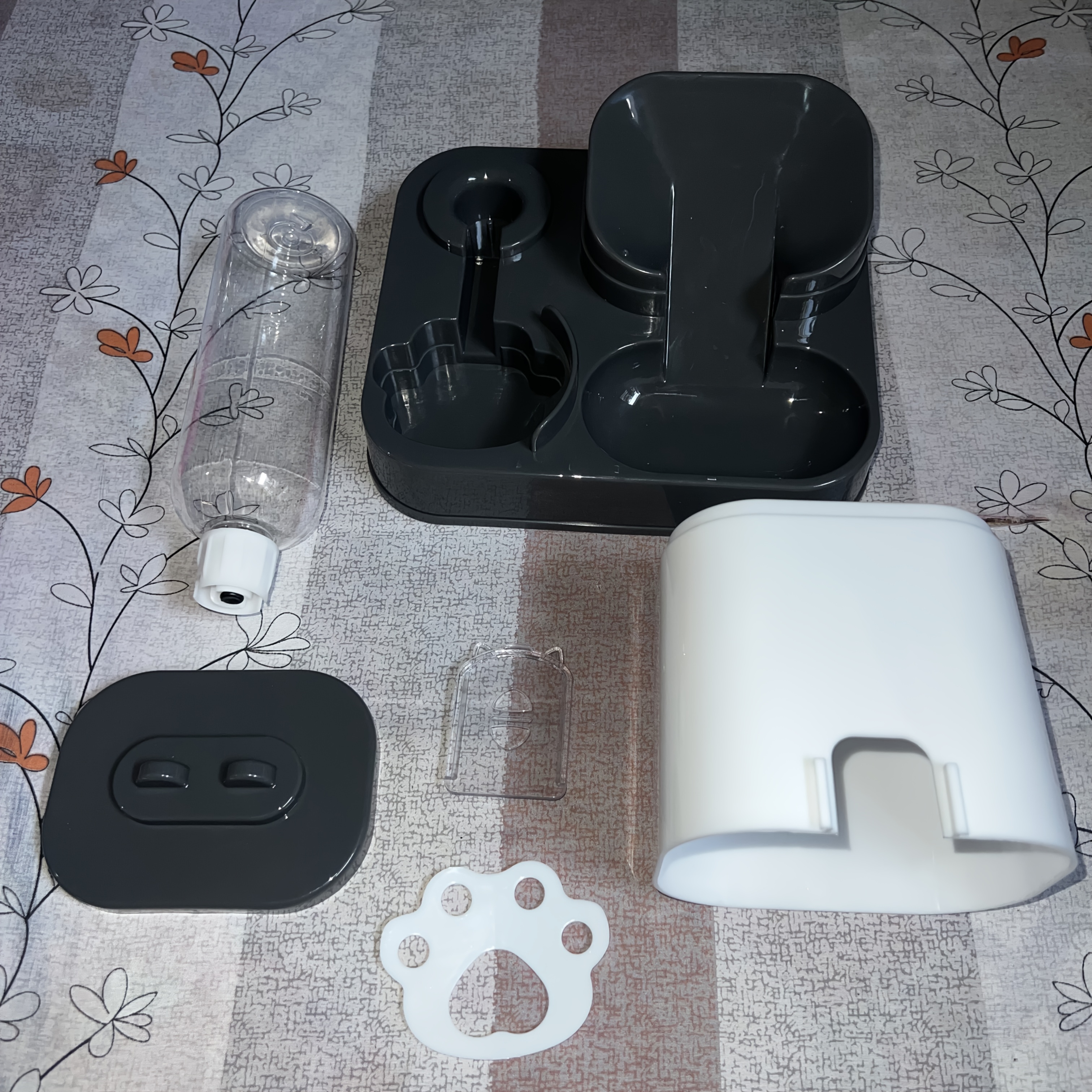 Smart Pet Feeder And Water Dispenser Set, Easy Assembly, Suitable for Cats And Small Dogs, Blue, Pink, Gray, Green, Yellow Available, Transparent/White 2 Specifications Available, Ideal Gift for Relatives, Friends, Colleagues, Non-Electric - Image 13
