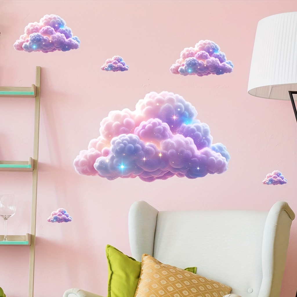 Image of 2pcs Bohemian Wall Stickers For Living Room, Bedroom & Study - Home Decor, Decoration, Halloween Christmas Gift