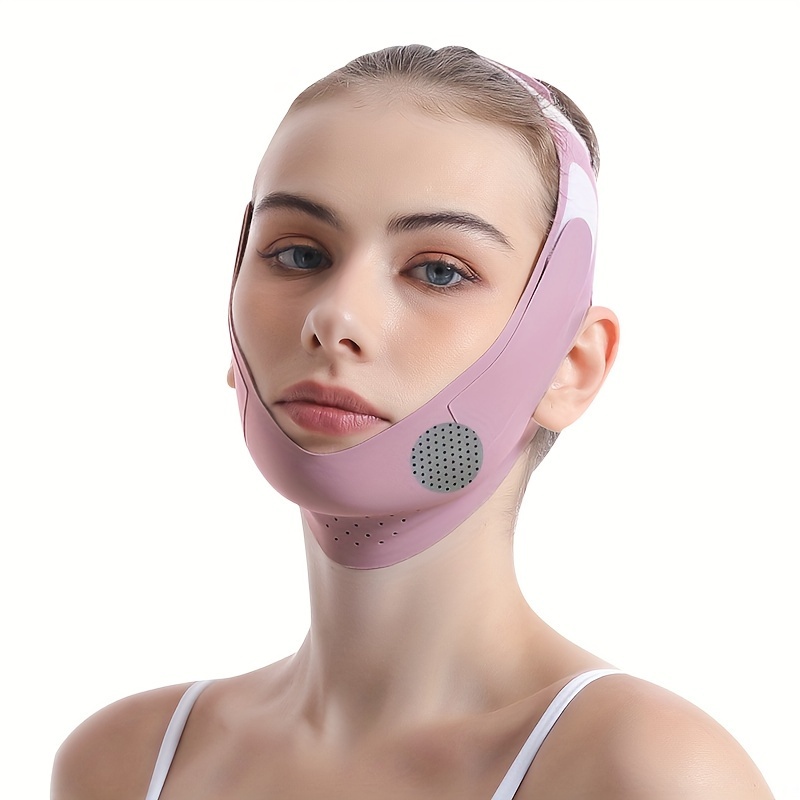 

Face Mask Pink New Upgrade Slimming Face Mask Physical Lift Painless Sleeping Mask