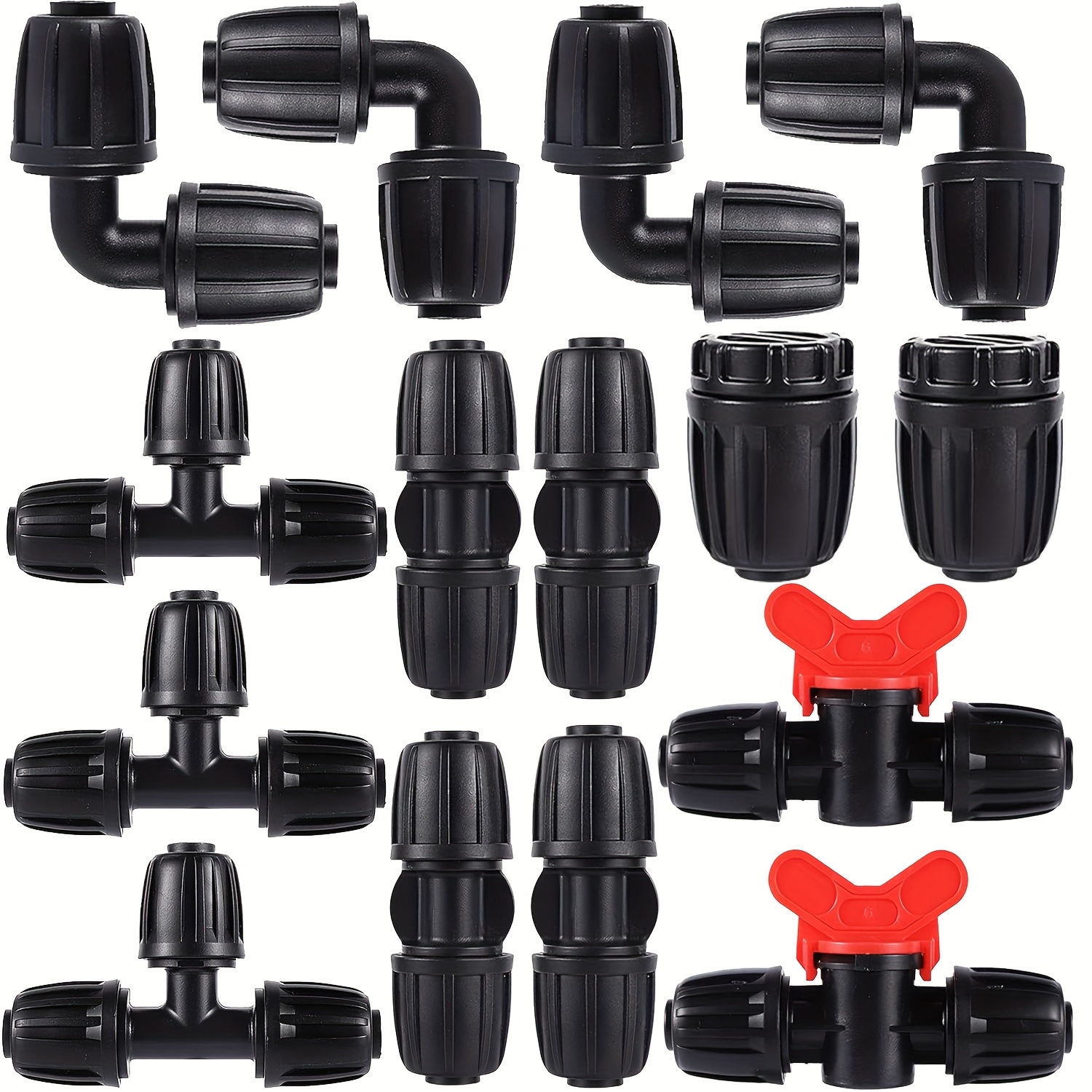 13mm Soaker Hose Connector – Click Lock Universal Fitting For Drip Irrigation Lines