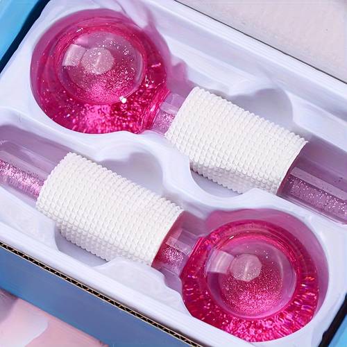cooling facial globes and sticks for eyes and neck designed to puffiness and dark circles