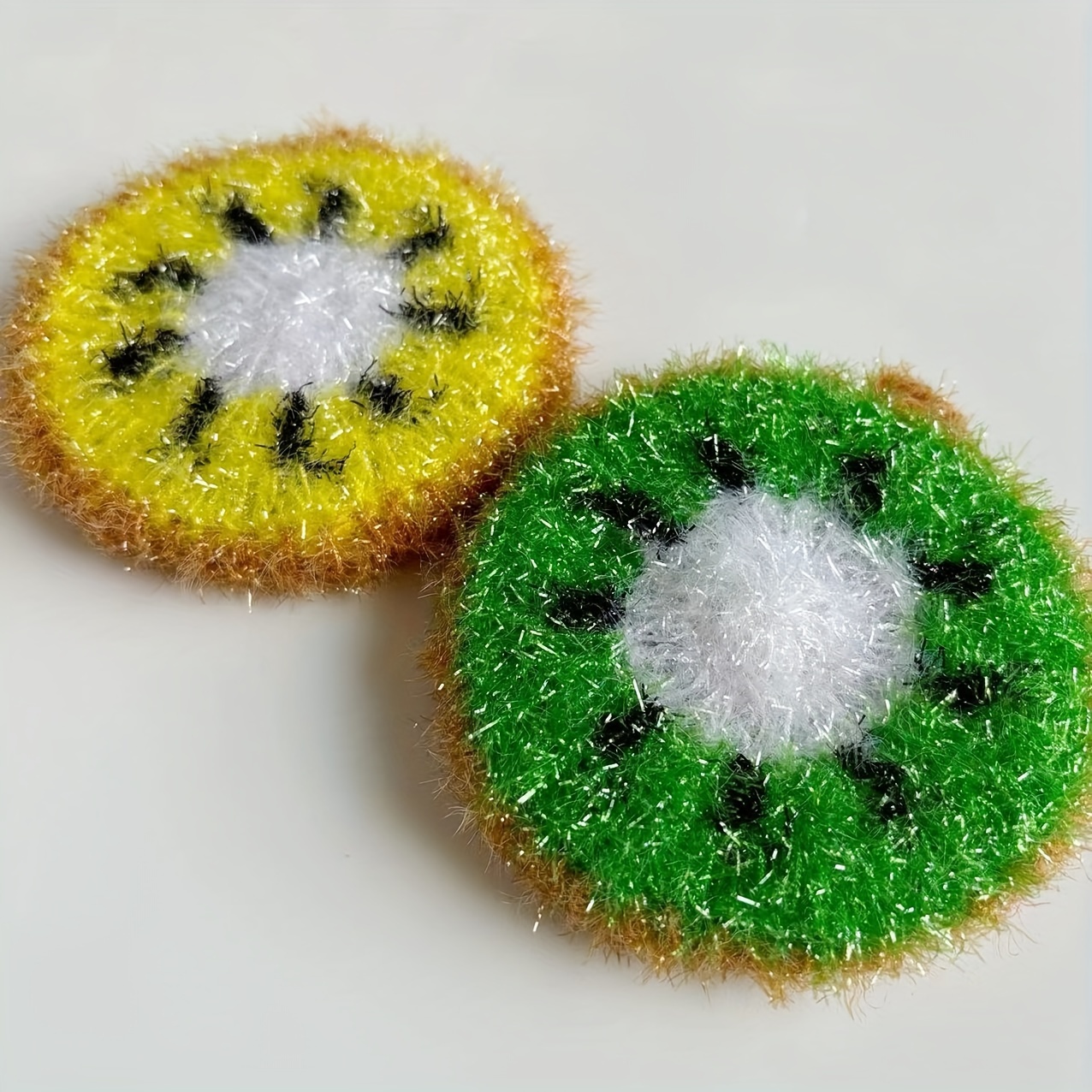 

1pc Dishcloth - , Double-layered Scouring Pad For Cleaning