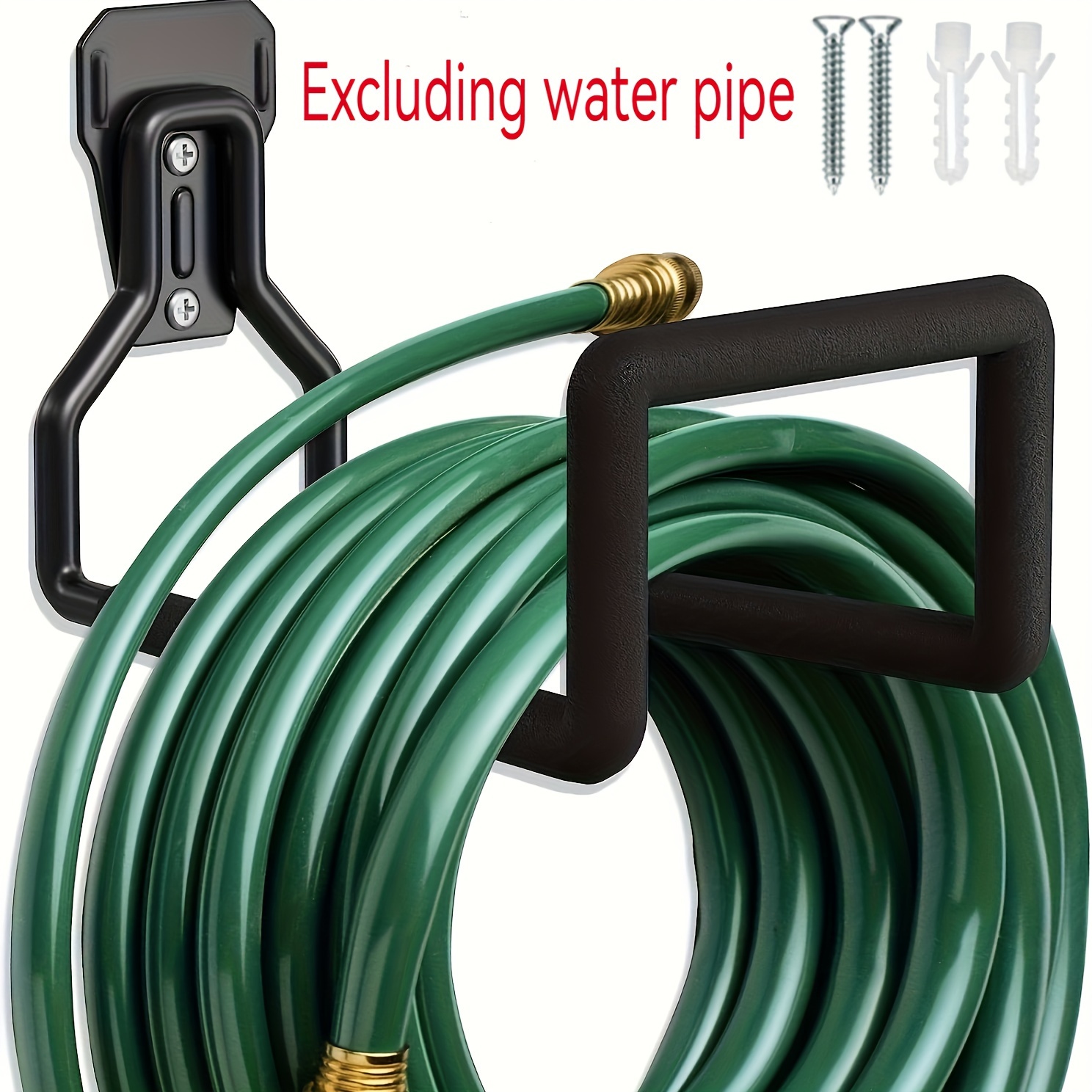 Hose Hanger Heavy Duty Metal Garden Hose Holder Wall Mount With