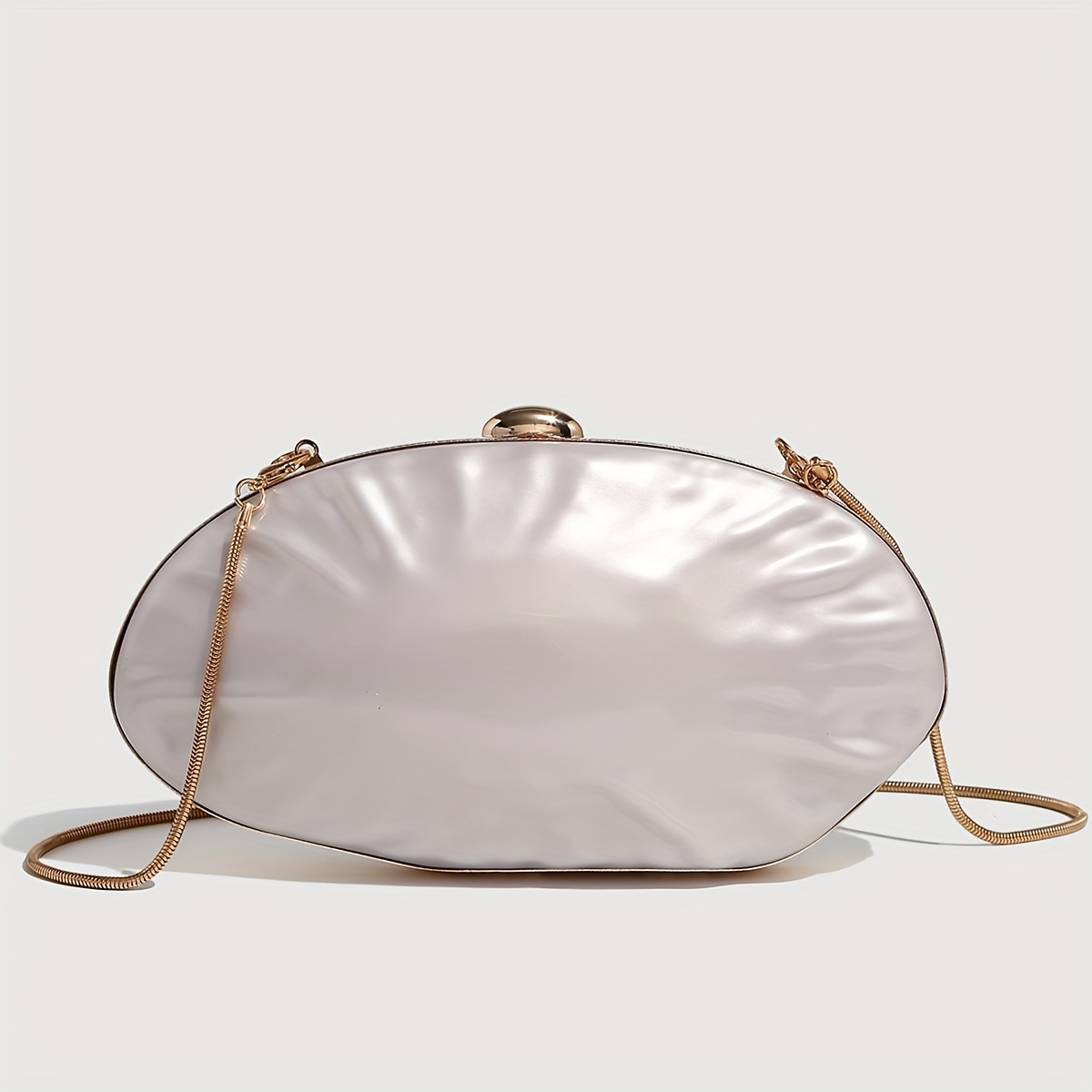 elegant white acrylic clutch bag hardware long Temu Mauritius