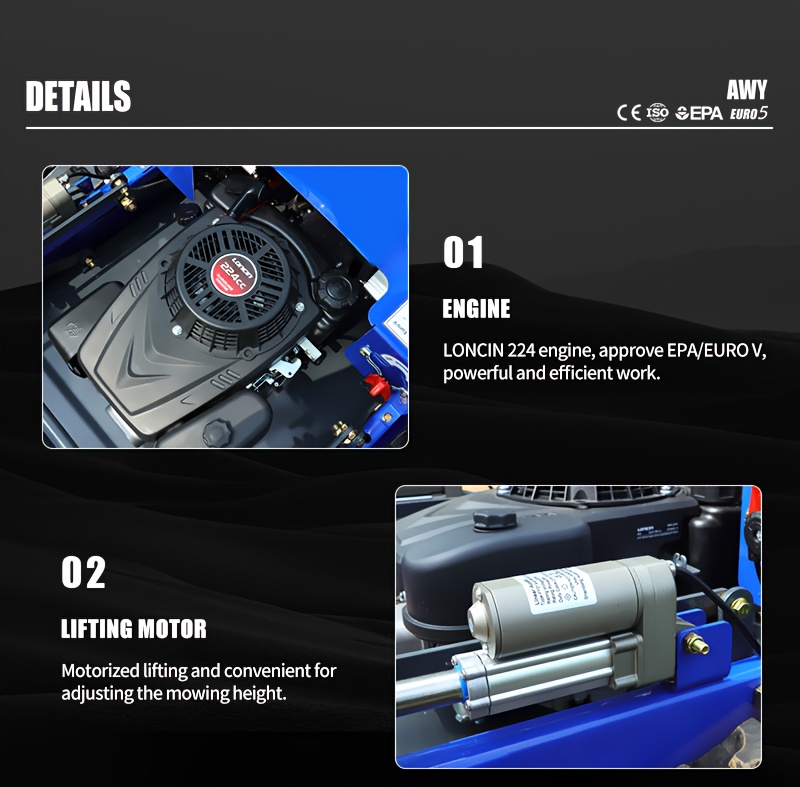 remote controlled lawn mower snow pusher all terrain self propelled robotic lawn mower outdoor tools garden tools suitable for lawn trimming in       used for winter   ce and epa certified free shipping Product details 11