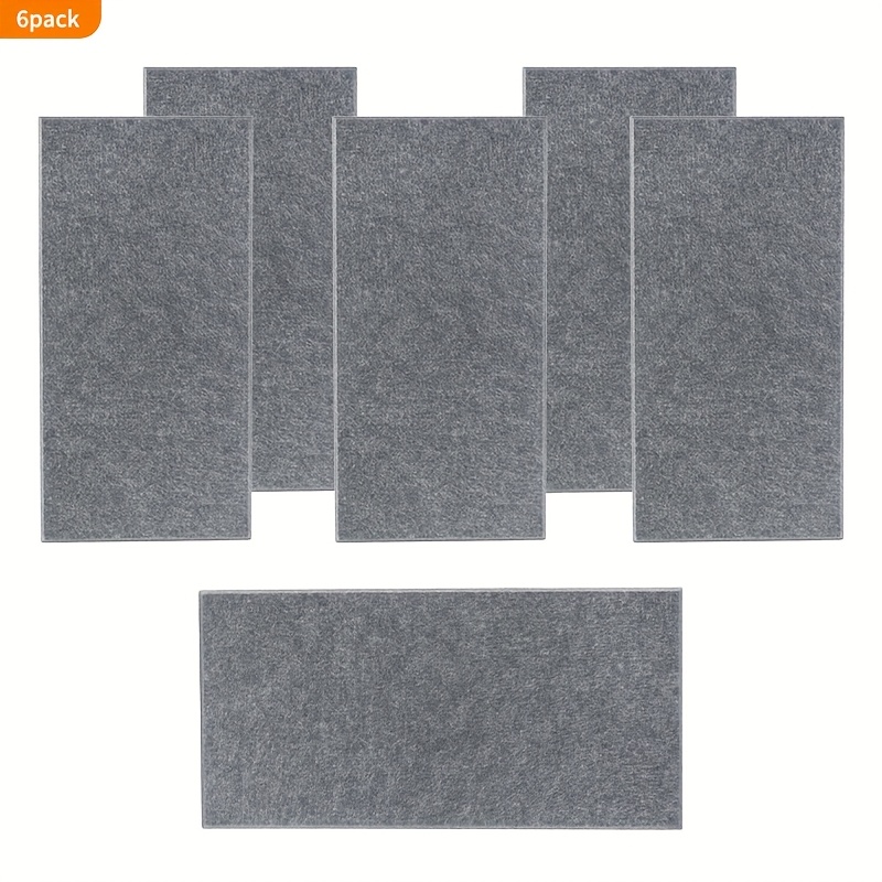 TEMU A Set Of 6 Self-adhesive Insulation Panels, 12×24×0.4 Inch Acoustic Wall Tiles, Suitable For Offices, Recording Rooms, Home Offices, Etc., Noise