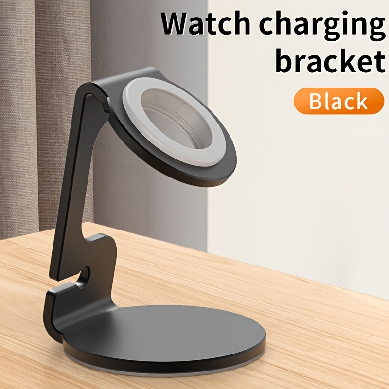 TEMU Aluminum Alloy Stand For Watch, Desktop Charger Base, Charging Base, Bedside Table Accessories, Suitable For /10/9/8/7/6/5/4/3/2/1- (excluding