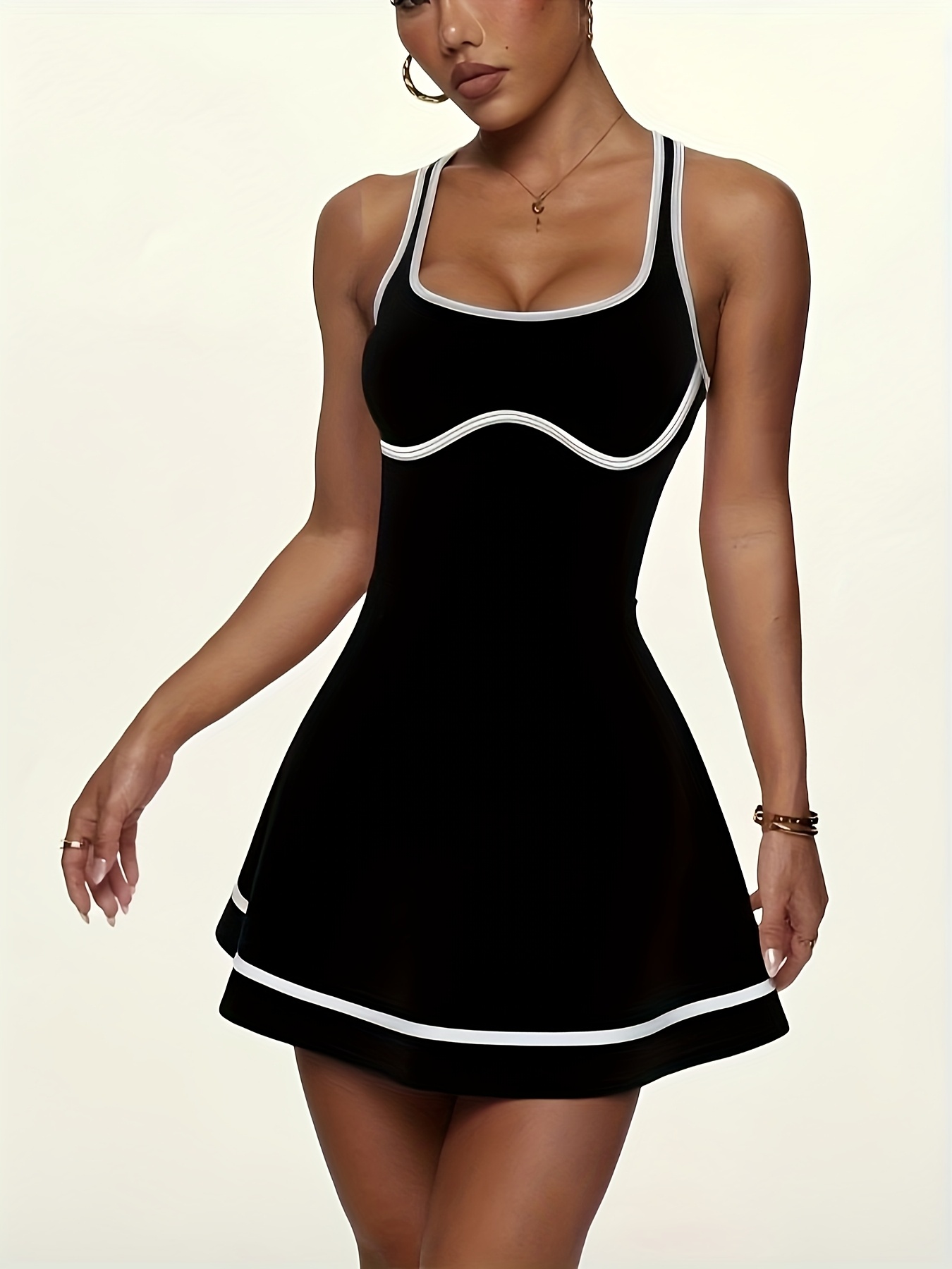 white christmas dresses Pink Tennis Dresses for Women Athletic Workout Dress – Attraco
