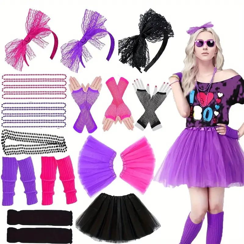 dress up 80s theme party 45 Best '80s Halloween Costumes 2023 These 80s retro accessories are easy to wear and ideal for all kinds of parties and events Morph 80s Outfit For Men,
