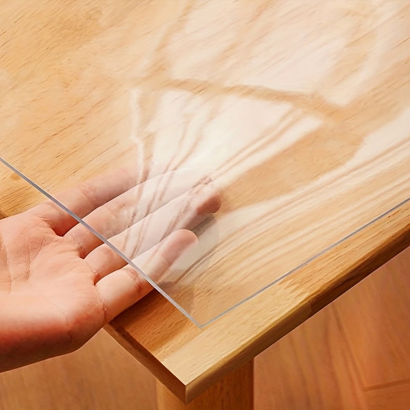 durchsichtige tischdecke