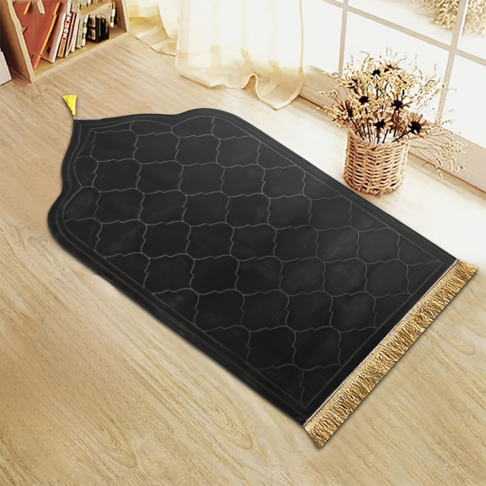 TEMU Luxurious Thick Mat With Tassels - Counter-slip, Soft & Durable Mat For Home Use