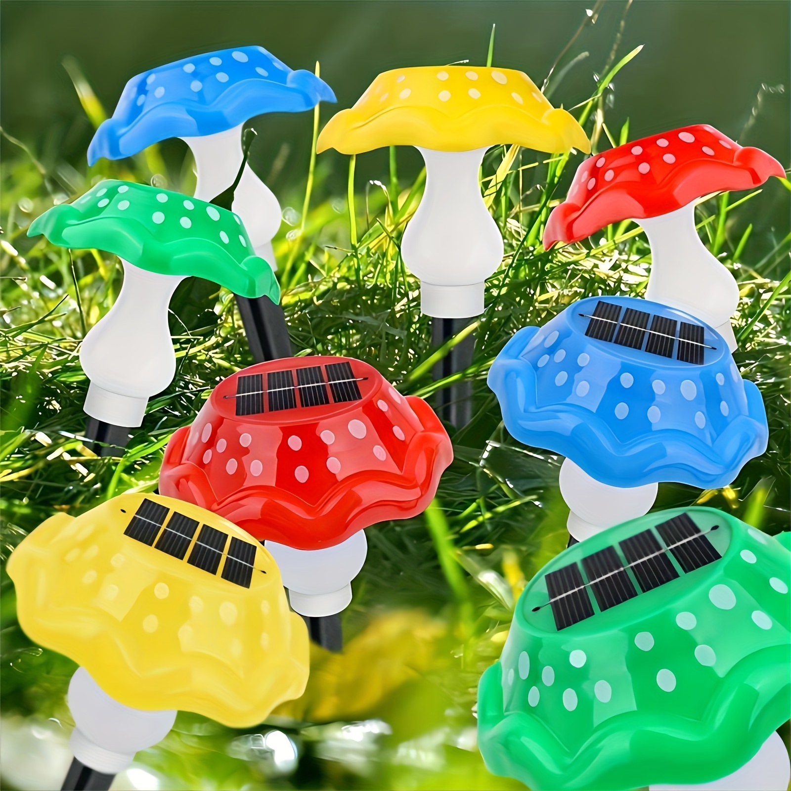 

Solar Mushroom Light Built-in Solar Panel Garden Festival Decoration Outdoor Landscape Garden Lawn Led Light (umbrella Shape)