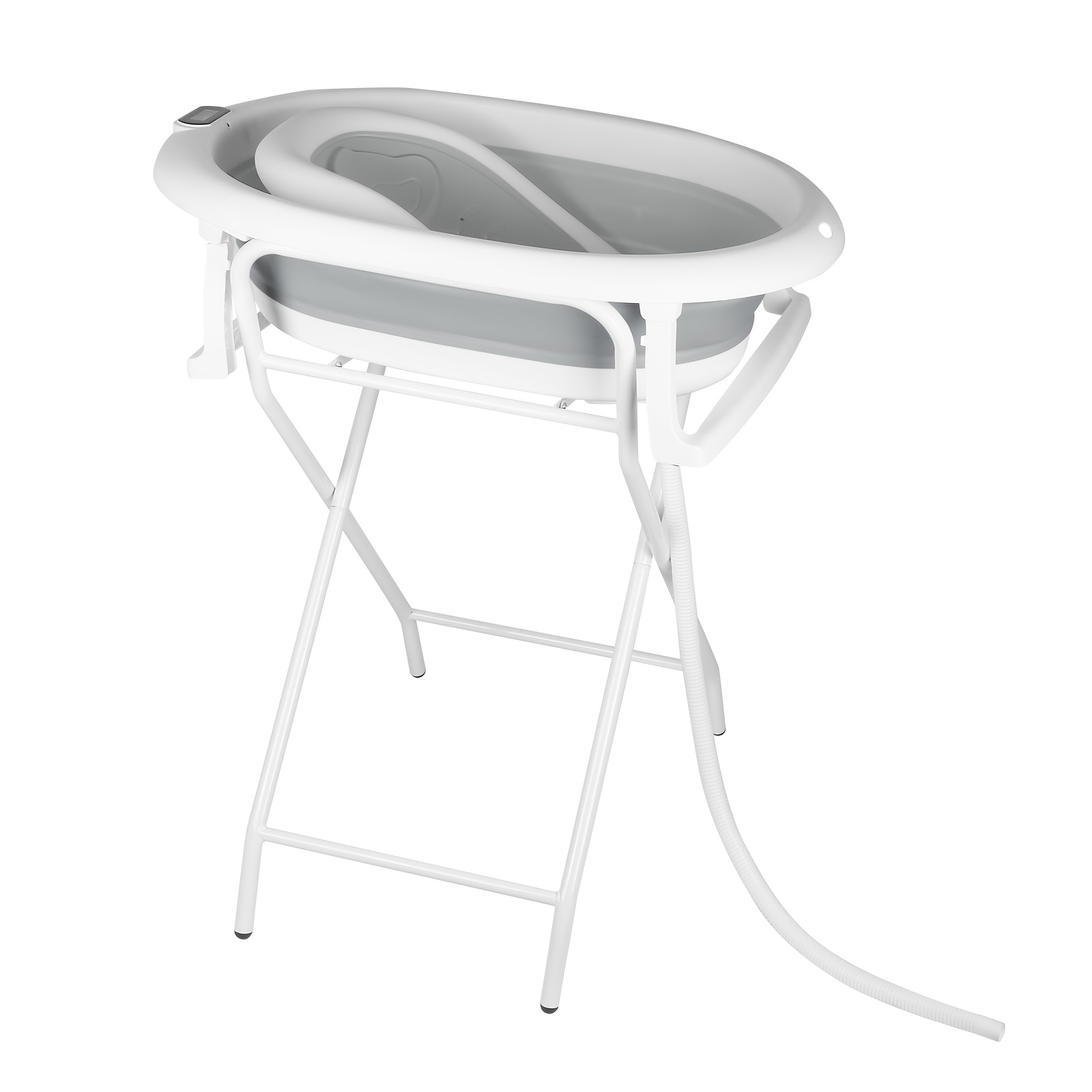 TEMU Elevated Collapsible Pet Bathing Station And Dog Bathtub, Featuring A Drain Hole, Suitable For Indoor And Outdoor Use, Designed For Small Dogs