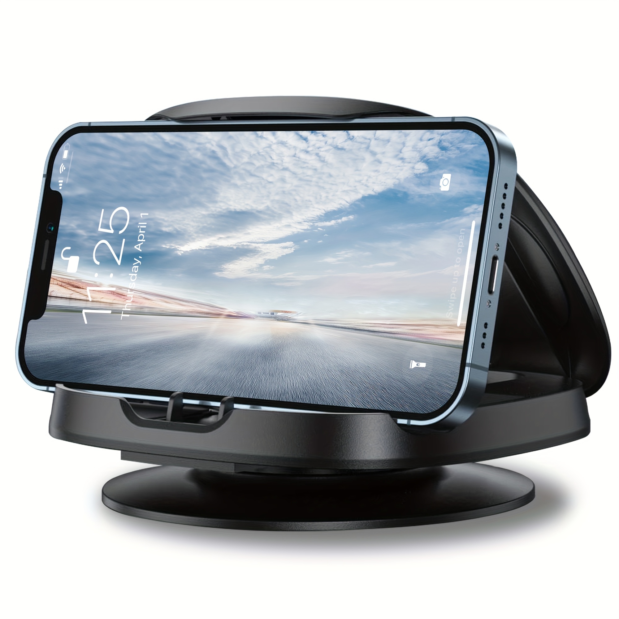 Dashboard Cell Phone Holder For , Car Phone Holder With 360° Rotatable Non-slip, Universal Car Phone Mount For Iphone 16/15/14, All Smartphones