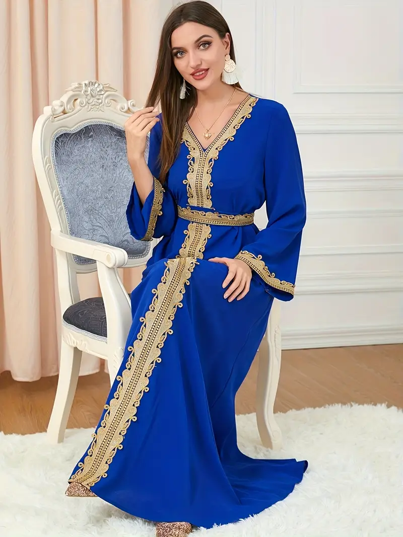 special muslim islamic evening dress v neck - Temu Ireland special muslim islamic evening dress v neck - Temu Ireland
