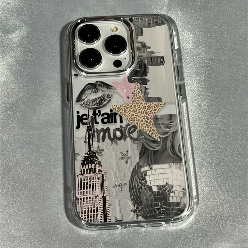 TEMU Custodia per telefono - Cover morbida con foto leopardo e stella, adatta per Iphone 18/18 Pro Max/17/16/11/13/ Pro/15 Pro Max/12/14 Pro Max/11