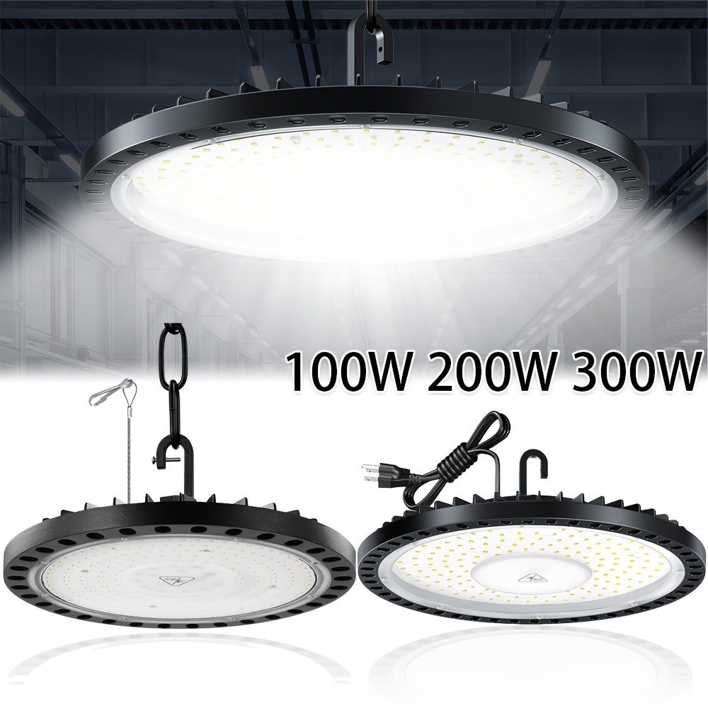 

Ufo Led High 300w, 200w, 100w, High Bay Led Shop Lights 6500k Daylight High Bay Led Lights, Waterproof High Bay Lighting, Led High For Factory Warehouse Workshop