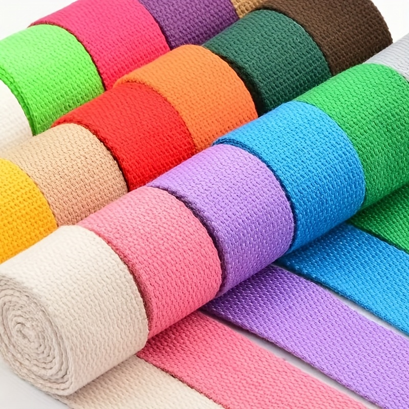 3 2cm wide 72 inches long colored cotton hand strap with bead pattern durable fabric material thickened luggage webbing bundled pure cloth accessories