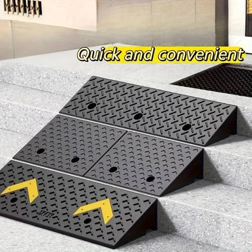 pair of heavy duty portable car ramps capacity ramps for cars lawn mowers wheelchairs pets textured pe rubber surface anti slip track for driveway steps mobility aid for seniors ideal gift for pet owners