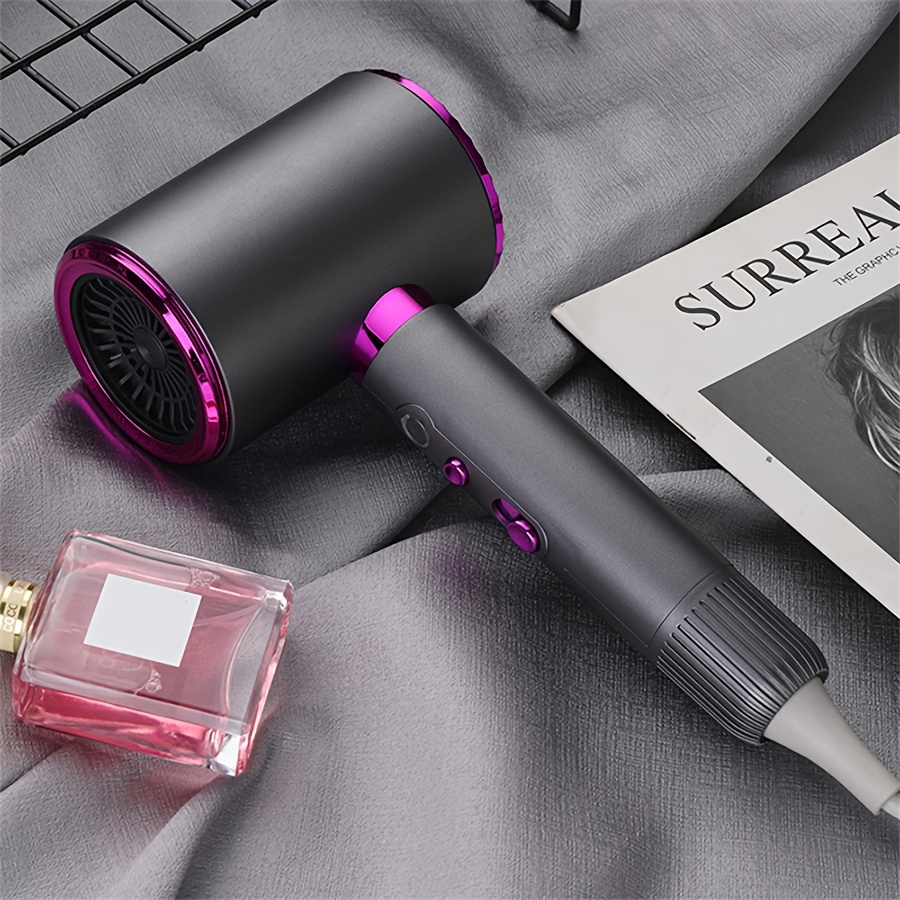 powerful 2400w ion hair dryer high speed temperature gale 3 gear adjustment carrying hot and cold wind switch for straight and curly hair and hair salon use details 0