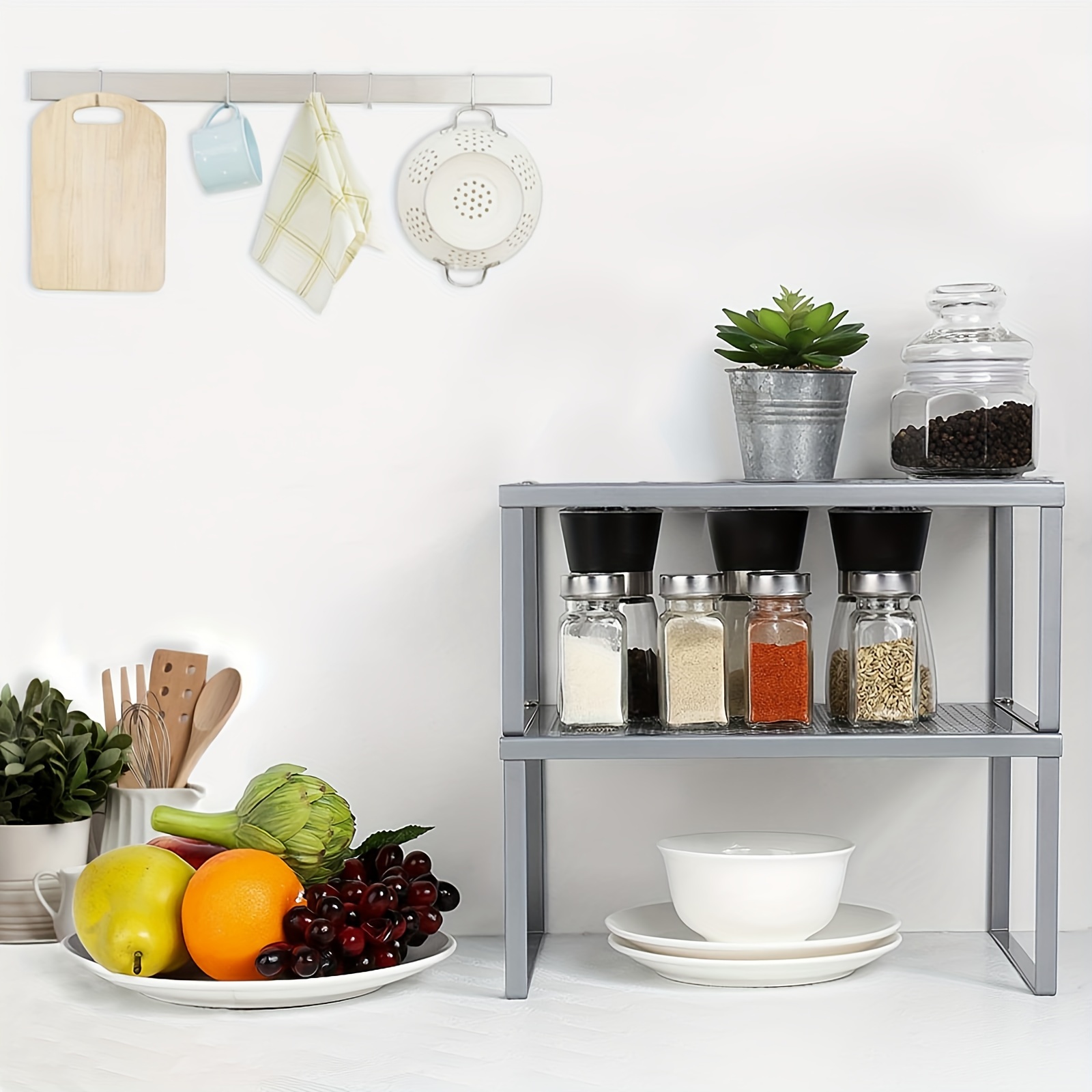 

Organizer , Set Of 2 Shelves, , Cupboard Pantry , ,