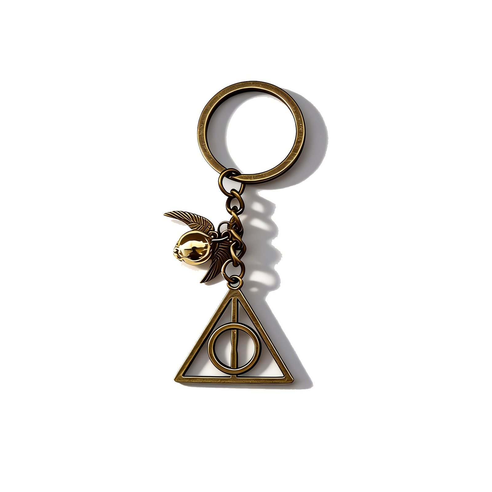 E-shop Metall-Schlüsselanhänger Heiligtümer des Goldener Magie Film-Fan-Sammlung Geschenk -Schmuck Geschenk Weihnachtsgeschenk -Fanartikel