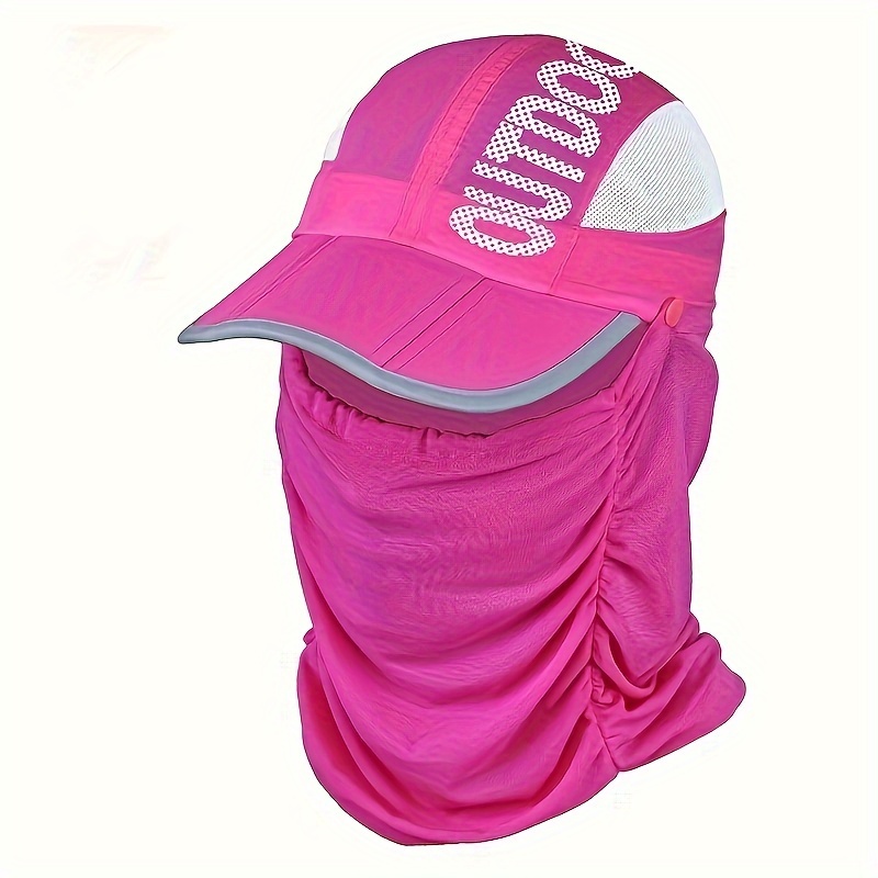Sun Protection Hat For Men And Women, Suitable For Outdoor Cycling, Fishing, Hiking, Quick-drying, Sunshade Hat With UV Protection Face Mask