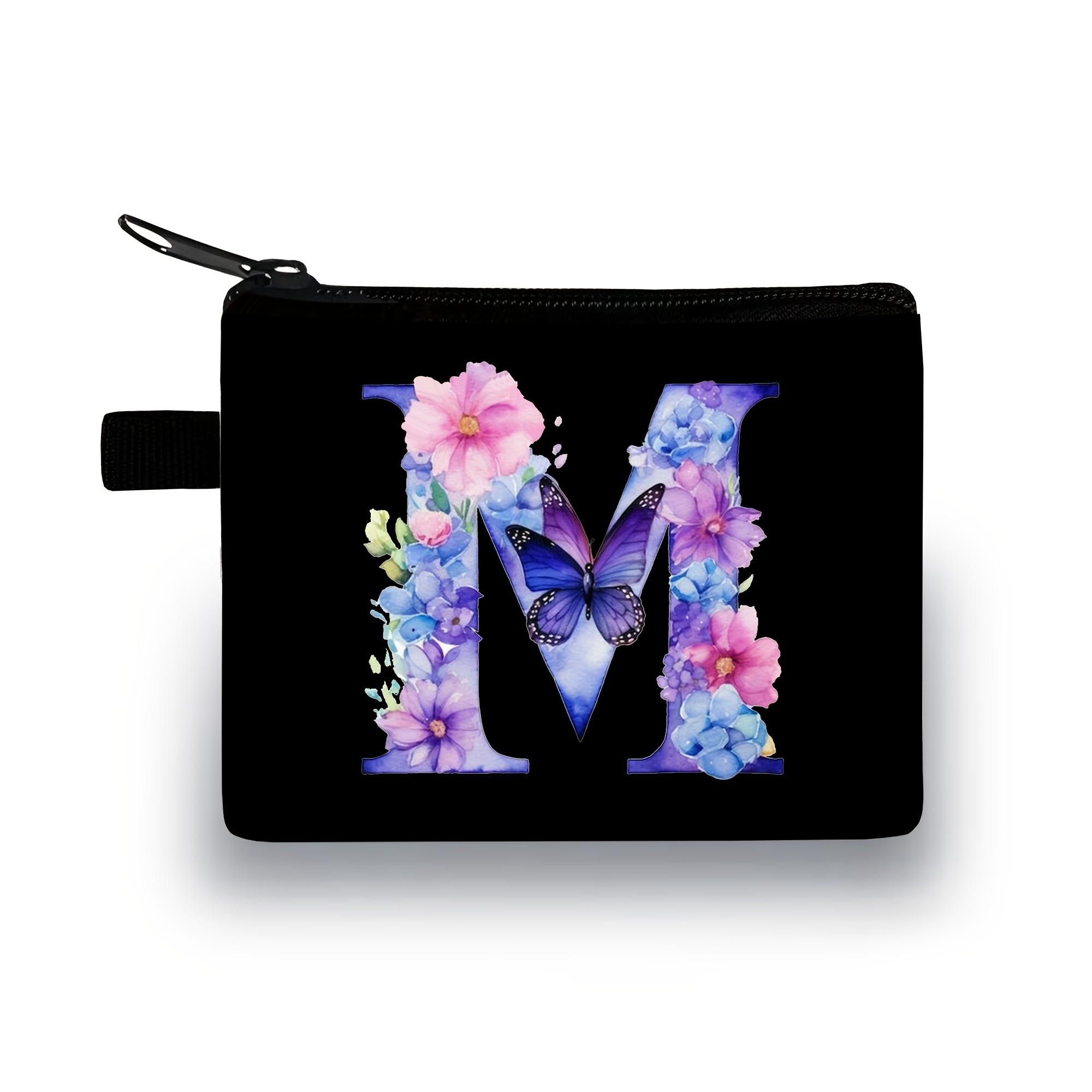 

Chic Floral & Coin Purse - Compact Zippered Wallet For Keys, Earphones | Ideal Daily Use Accessory & Gift For Women And Girls