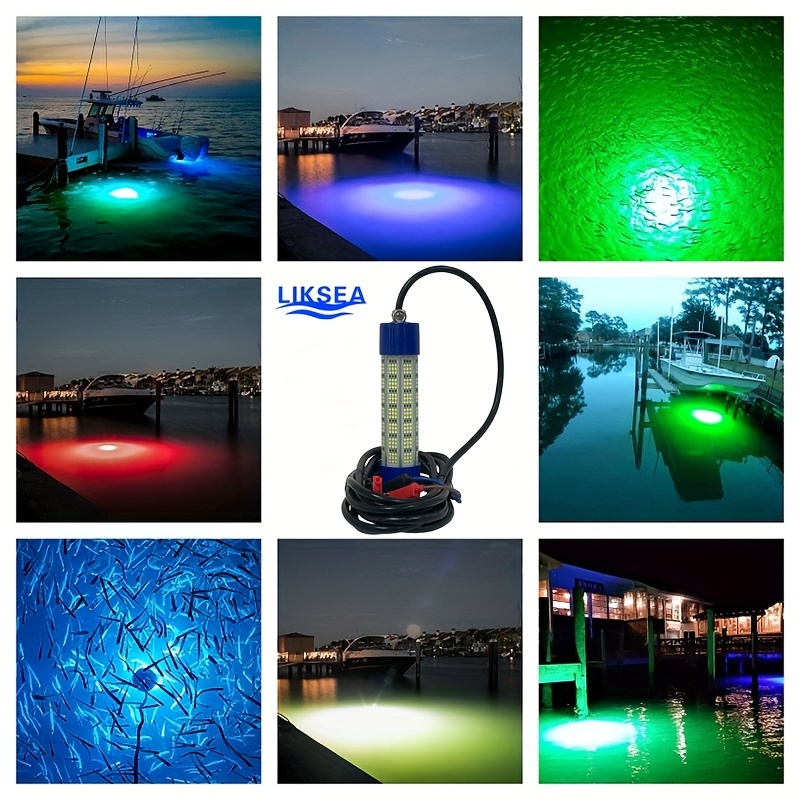 Bright Led Underwater Fishing Lamp Rechargeable Battery - Temu