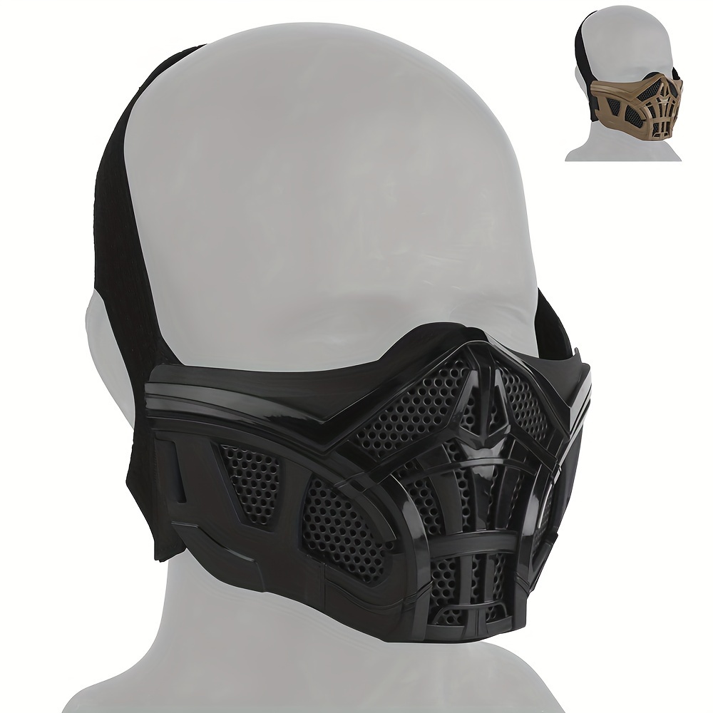 

Breathable Mask Protective Gear, Cyberpunk Cool Cosplay Mask, Larp Party Funny Supply, Stage Performance Accessory