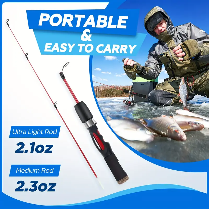 baitcaster ice fishing combo Excursion Baitcast Left and zero Best Ice Fishing Rods and