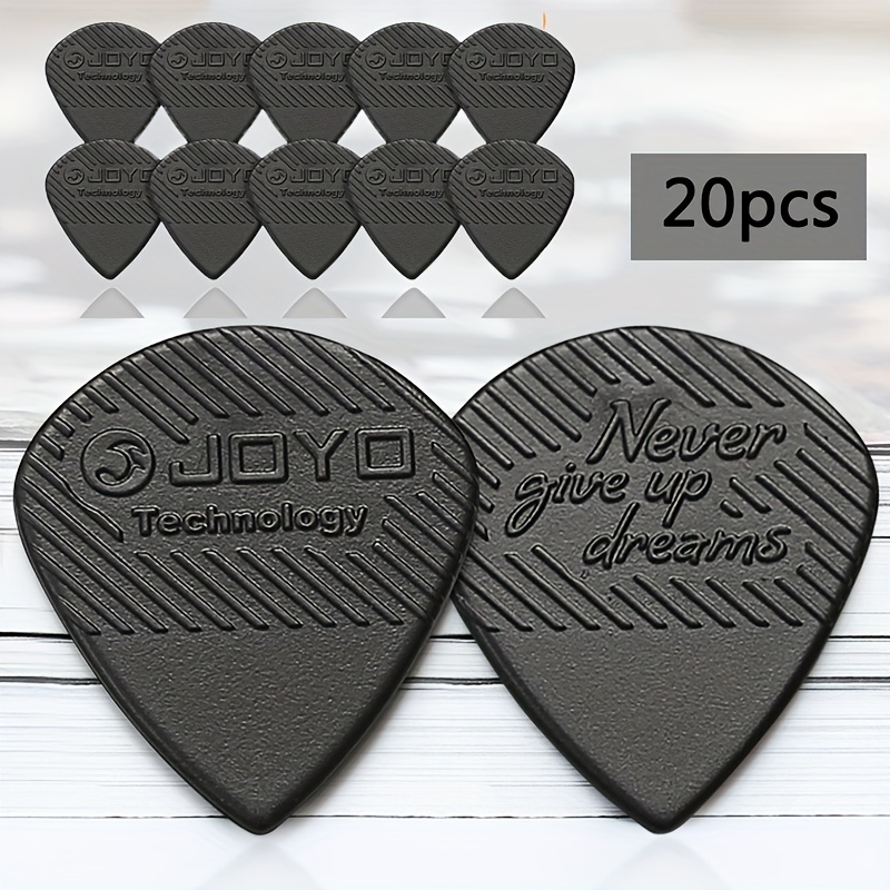 

20pcs Non-slip Guitar Picks Acoustic Electric Bass Plectrum Mediator -1.4mm Thickness -fast Picking Guitar Accessories
