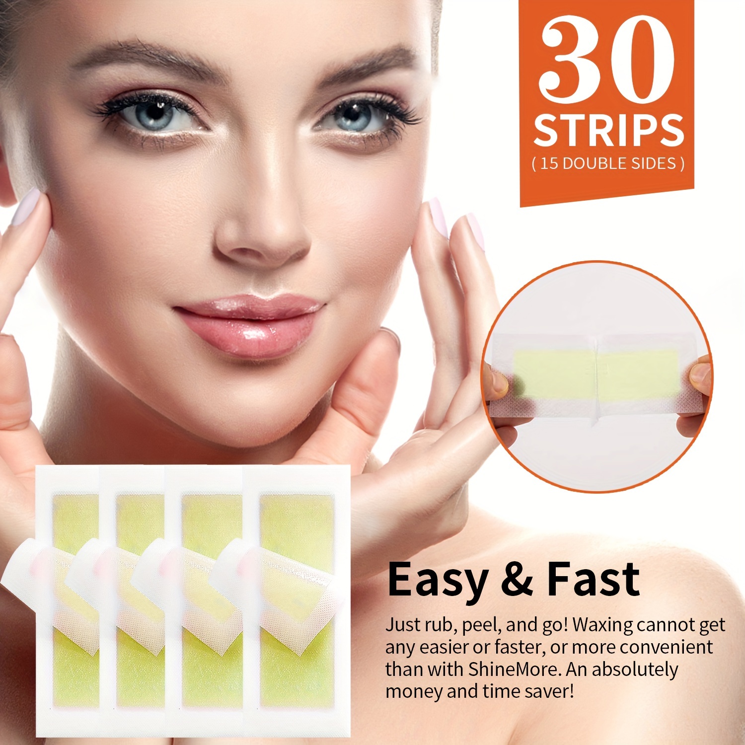 Strips Hair Removal Kit Soothing Oil Wipes 30 - Temu