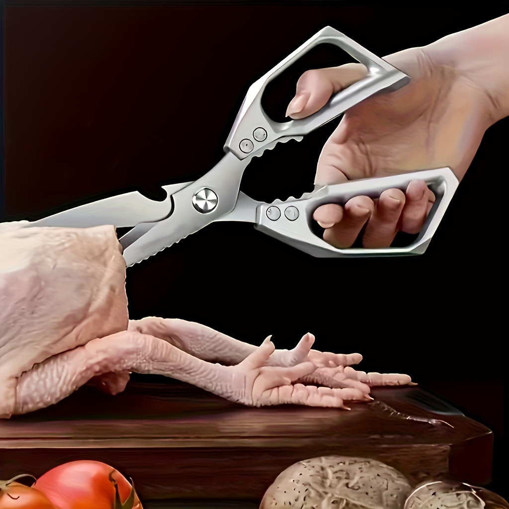 多功能不锈钢家用厨房刀具。强力剔骨器，鸡肉骨头切割工具。厨房剪骨钳 商品详情 3