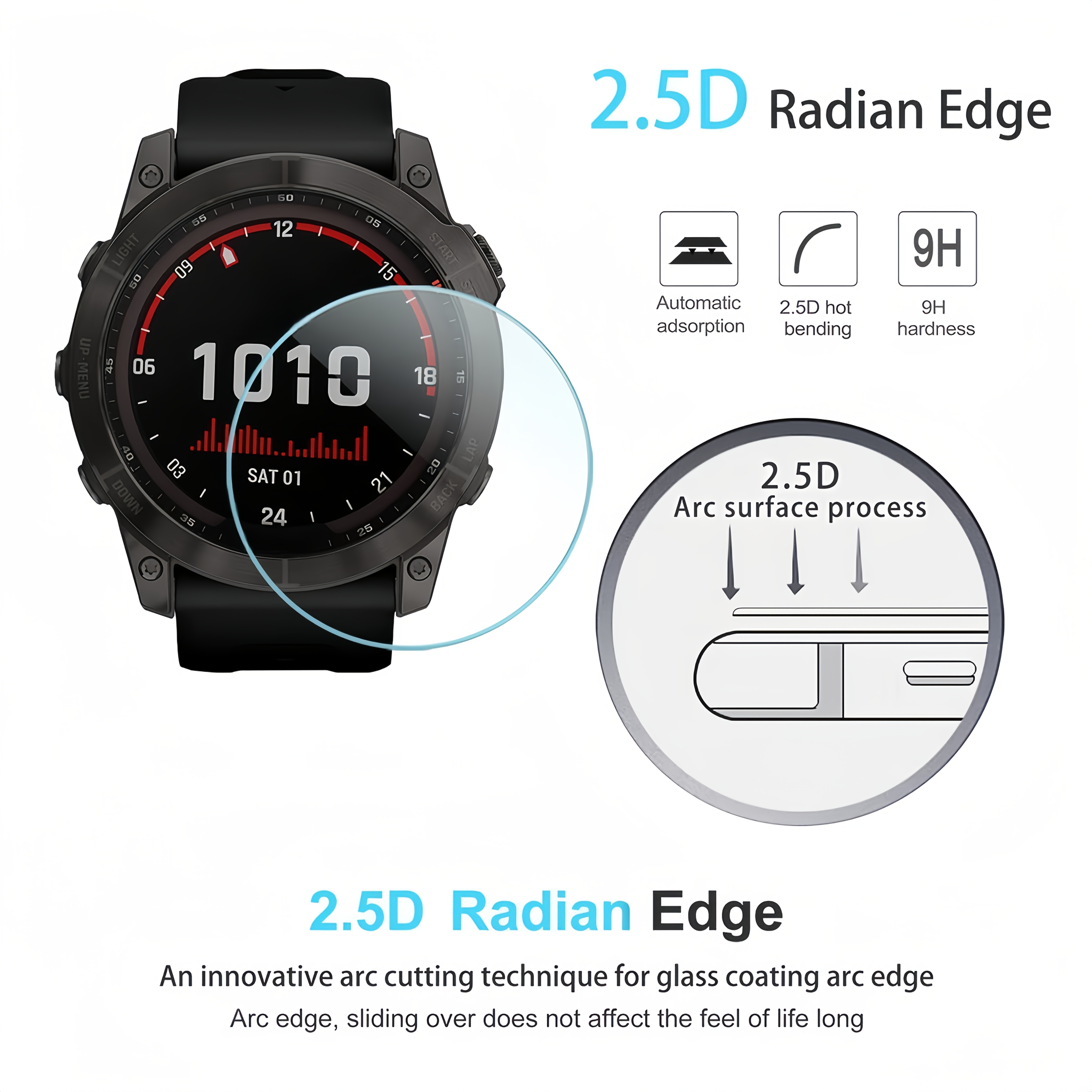 pack screen protector watch fenix 9h Temu Australia