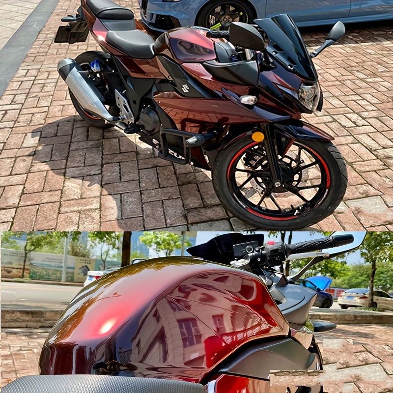 Chameleon Red Black Car Vinyl Wrap Roll PVC Material Shift  Technology, Durable Gloss