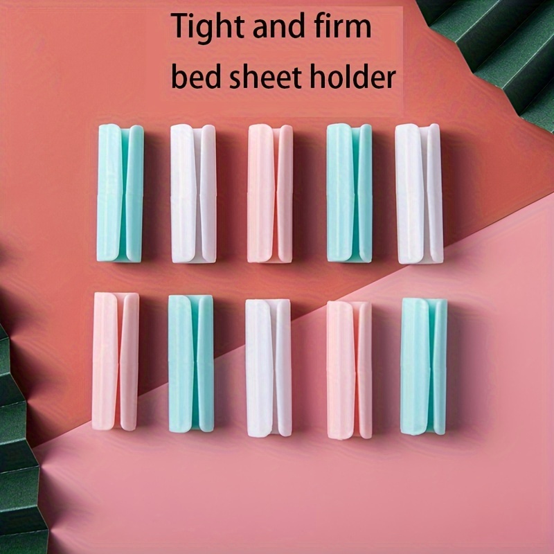 12pcs bed sheet fixer fastener quilt fixer no needle home use anti run bed sheet invisible quilt cover   mattress quilt fixed dingzhuangzhuang bedding details 9