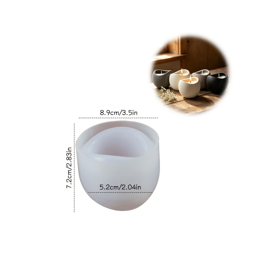 TEMU Diy Clay Mold For Selling Curved Storage Boxes And Decorative Items. Suitable For Making Dropper Gypsum Candles, Aromatherapy Products, Home