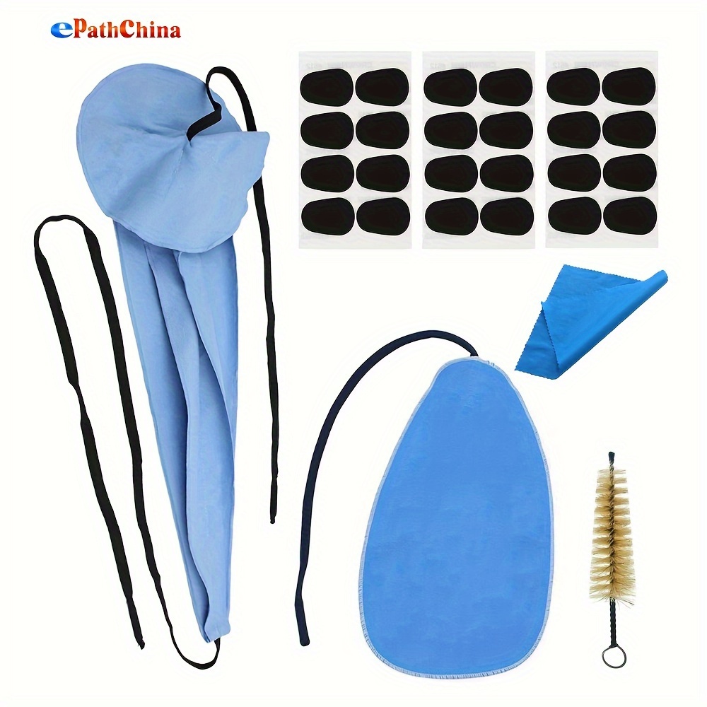 

28pcs/lot Multifunctional Saxophone Cleaning Kit With 24pcs Mouthpiece Pads, Inner Cavity Cleaning Cloth, , Saxophone Instrument Cleaning Tools