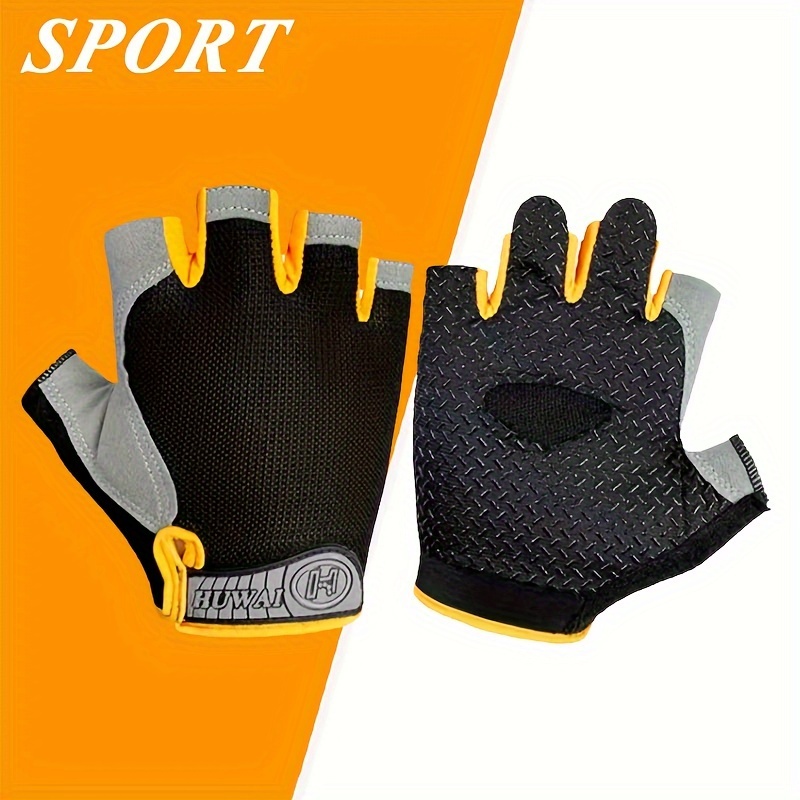 

Breathable Fitness Gloves - Non-slip, Comfortable For Cycling & Outdoor Sports, Black