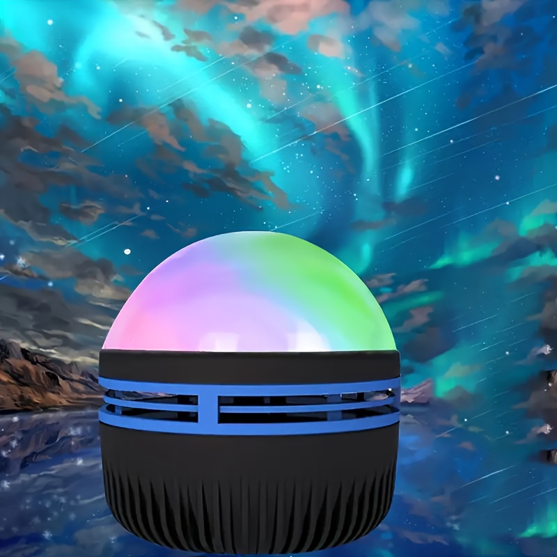 An Aurora Projector, Star Projector, with 7 Lighting Effects, LED Color Changing Lamp for Home Decoration, Home Decoration Birthday and Christmas Gift