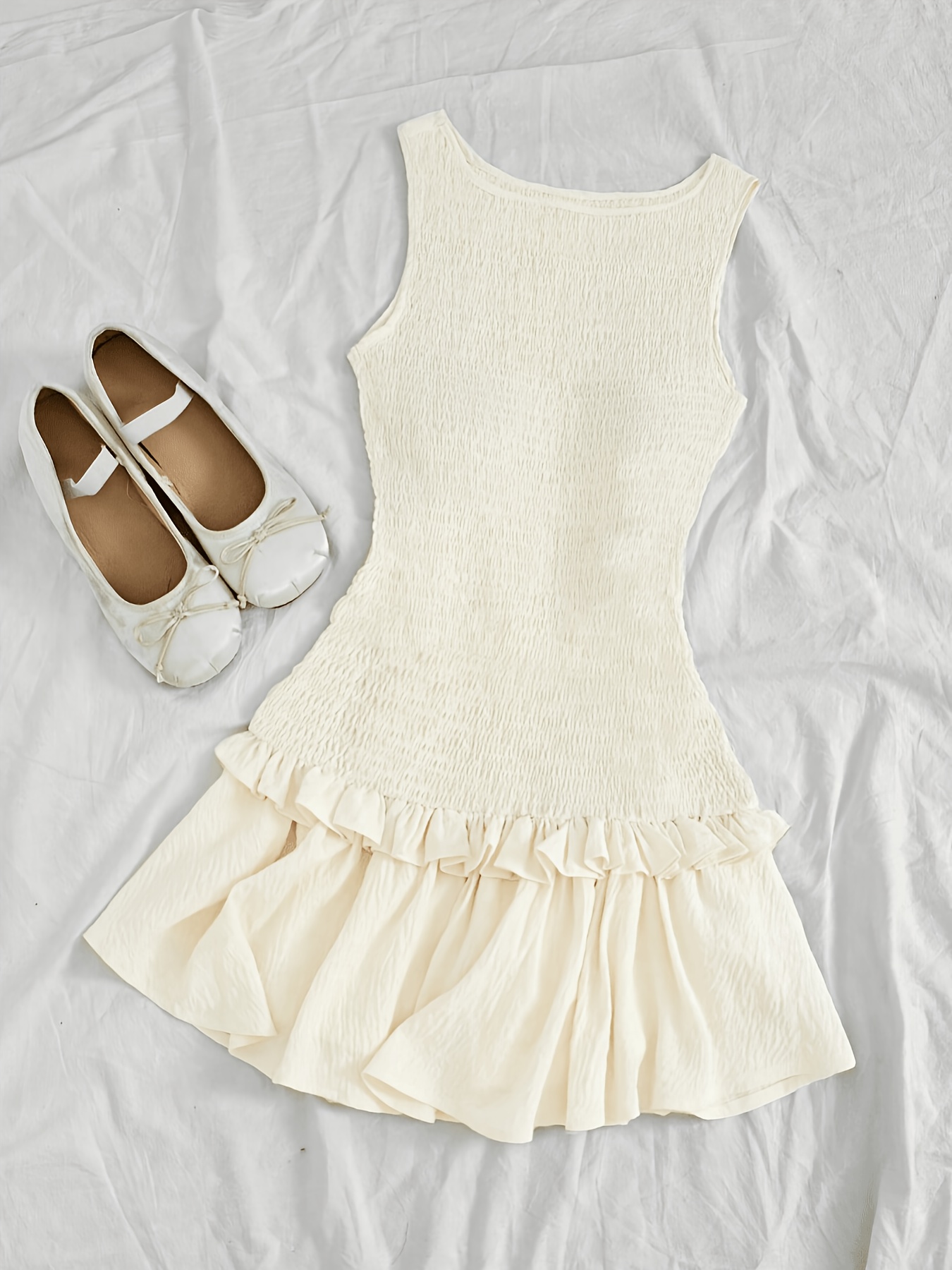 drop waist dress sold on Temu United States