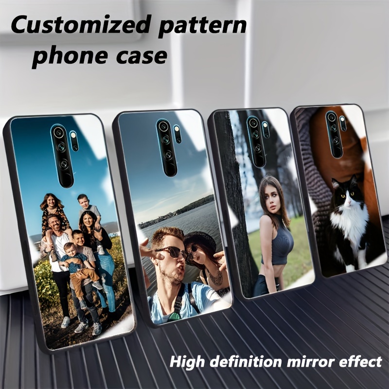 

Photo Pattern Customized Mobile Phone Case, Acrylic Mirror Feel, High Definition, Black Soft Edge, Suitable For Xiaomi Redmi Note 8/t/pro/2021