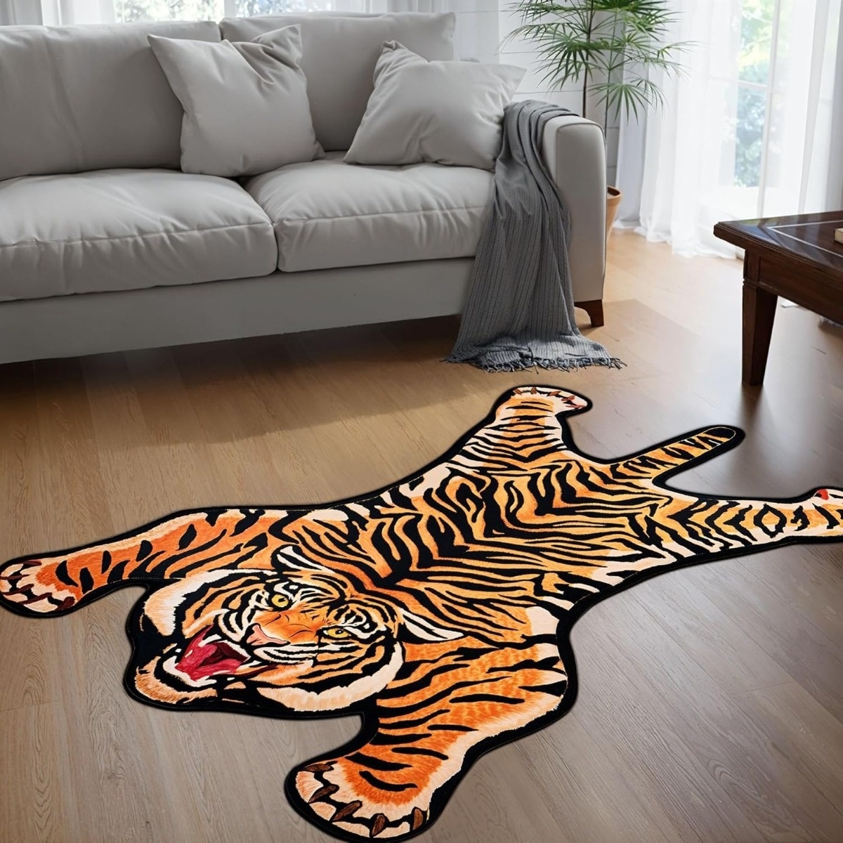 tiger carpet sold on Temu United States