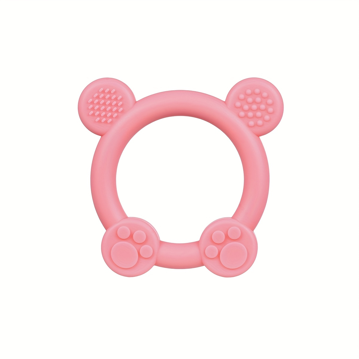 Silicone Baby Teether Animal Shapes Multifunctional Sensory Textures
