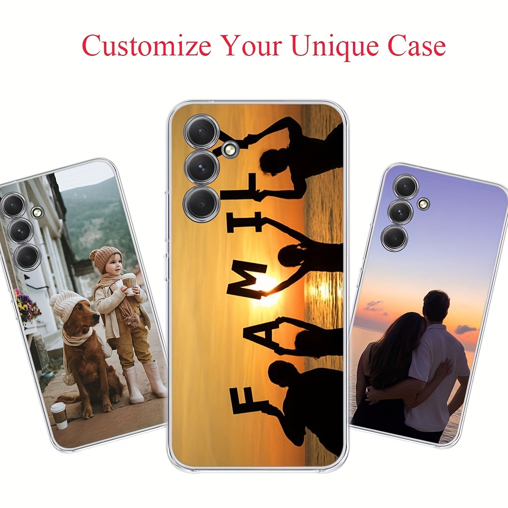 

Diy Customized Clear Soft Tpu Printed Phone Case For Samsung Galaxy For A15 A25 A35 A55 A14 A13 A23 A33 A34 A54 A52 A53 A04s A51 A71 S24 S23 Plus S22 Ultra S21 Fe Transparent Cover Printing Skin Shell