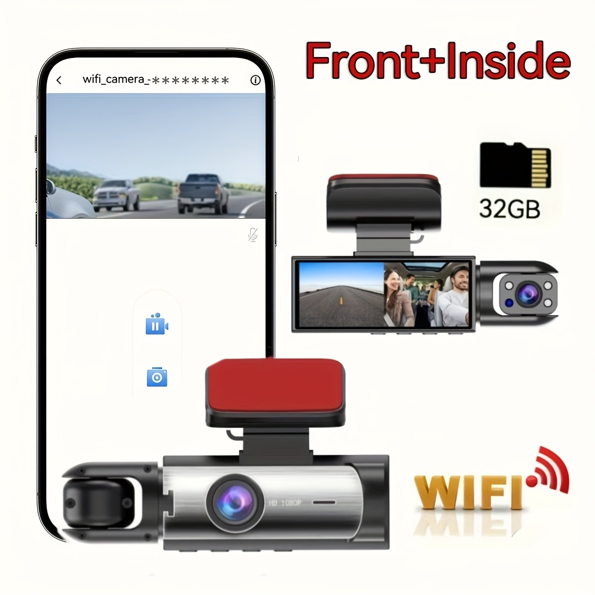 

1080p Cam , Fhd 1080p Hd For , Car App, Cam , 24h , ( 32gb )