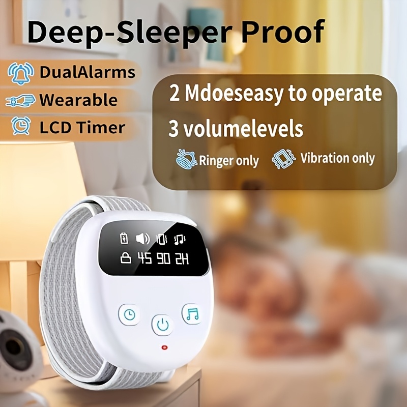 Wireless Bedwetting Monitor, Adults & Elderly, Night Potty Training Aid